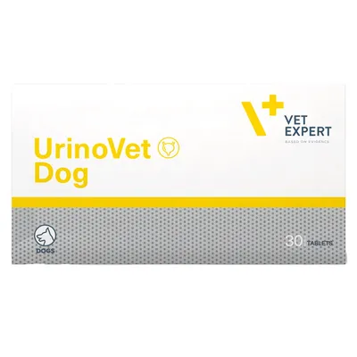 Supliment pentru sustinerea sistemului urinar la caini Urinovet Dog, 30 tablete, VetExpert