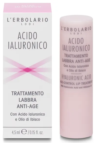 L'Erbolario Stick de buze cu acid hialuronic, 4,5ml
