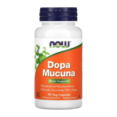 Dopa Mucuna, 90 capsule, Now Foods