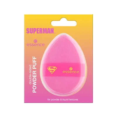 Buretel pentru pudra cu doua fete Superman, 1 bucata, Essence