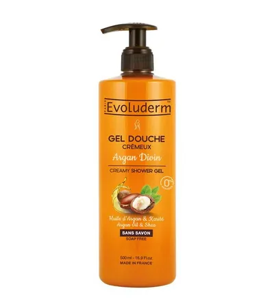 Gel de dus cremos Argan Divin, 500ml, Evoluderm