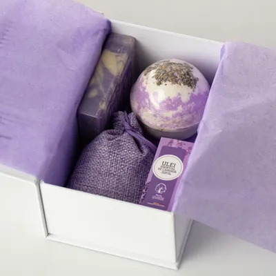 Lavender Tender Gift Set, Nucul din Lavandă