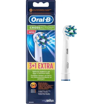Rezerva periuta electrica Cross Action, 3+1 bucati, Oral-B