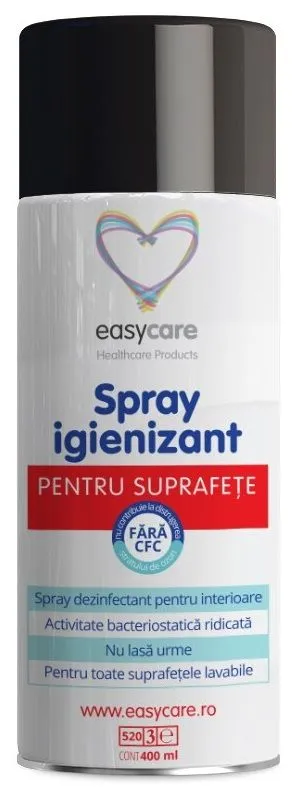 Spray igienizant pentru suprafete, 400ml, Easycare