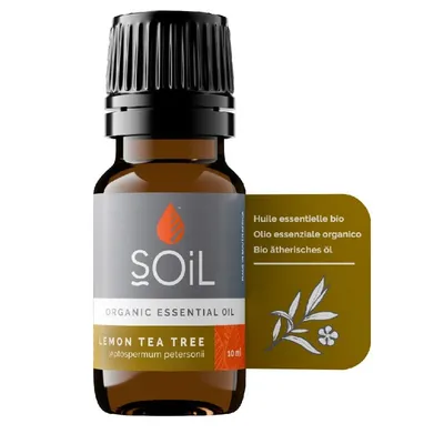 ULEI ESENTIAL LEMON-SCENTED TEA TREE 100% ORGANIC ECOCERT 10ML SOIL