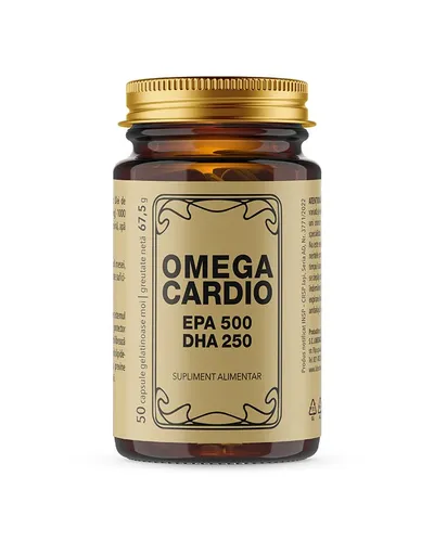 Omega Cardio, 50 capsule moi, Laboratoarele Remedia