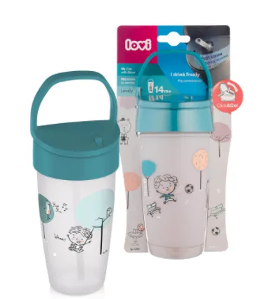 Cana cu pai pentru baieti Lovely Junior 35/354, 250ml, LOVI