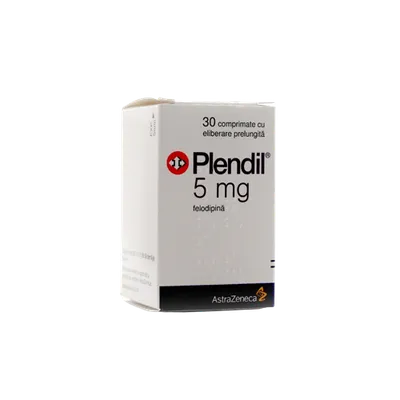 Plendil 5mg, 30 comprimate, AstraZeneca