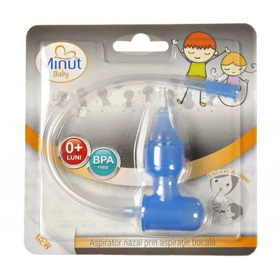 Aspirator nazal prin aspiratie bucala, TR2011118, Minut Baby
