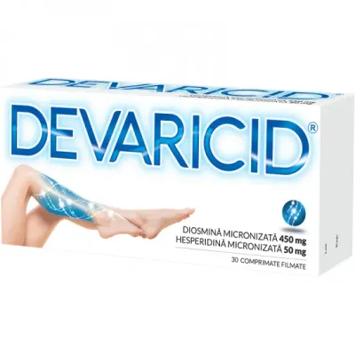Devaricid, 30 comprimate filmate, Biofarm