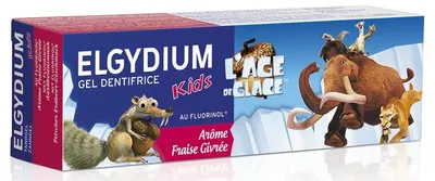 Pasta de dinti Ice Age capsuni, 50 ml, Elgydium