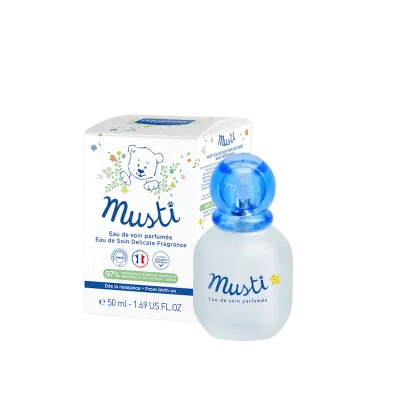 Apa parfumata de ingrijire Musti, 50 ml, Mustela