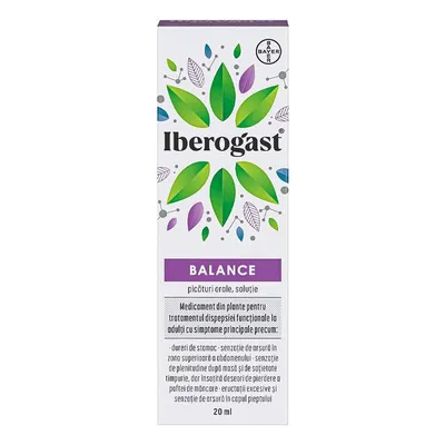 IBEROGAST BALANCE PICATURI ORALE SOLUTIE 20ML