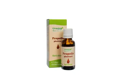 ONEDIA TINCTURA PROPOLIS FARA ALCOOL PICATURI 30ML