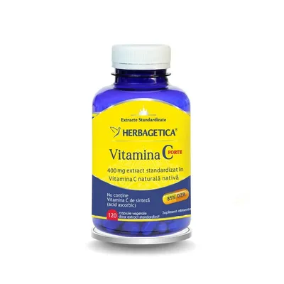 VITAMINA C FORTE 400MG 120 CAPSULE VEGETALE HERBAGETICA
