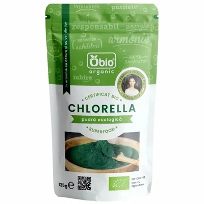 Chlorella pulbere eco, 125g, OBio