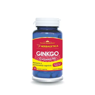 GINKGO CURCUMIN 95 30 CAPSULE HERBAGETICA