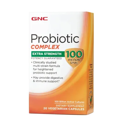 GNC ULTRA PROBIOTIC COMPLEX MULTI STRAIN 100BIL X 20 CAPSULE