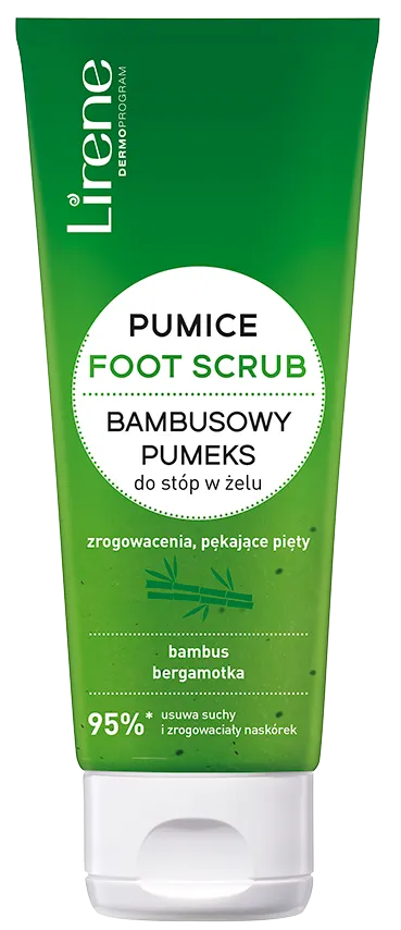 Gel abraziv pentru picioare cu extract de bambus Foot Care, 120ml, Lirene