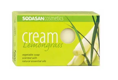 Săpun Cream Lemongrass Bio, 100 g, Sodasan