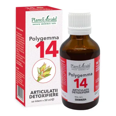 Polygemma 14 Articulatii detoxifiere, 50 ml, Plant Extrakt