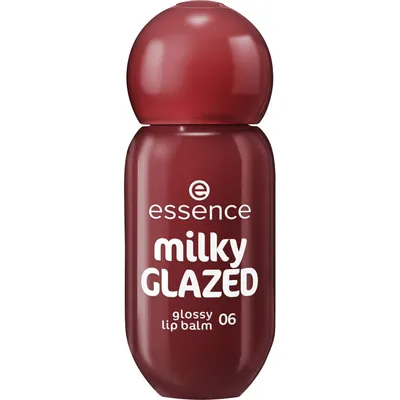 Balsam de buze Nuanta 06 Cherry on Top Milky Glazed Glossy Lip Balm, 4 ml, Essence
