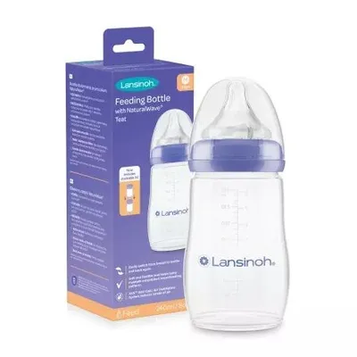 Biberon cu tetina Naturalwave, 240ml, Lansinoh