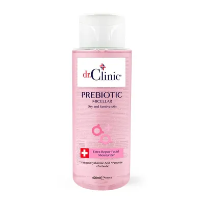 APA MICELARA CU PREBIOTIC PENTRU TEN USCAT SI SENSIBIL 400ML DR CLINIC