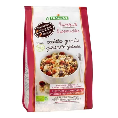 Musli din cereale germinate cu superfructe Bio, 350g, Germline