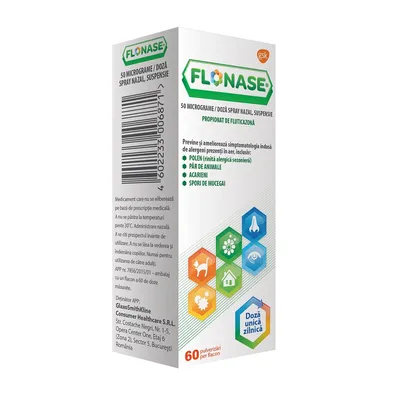Flonase spray nazal 60 doze, GSK