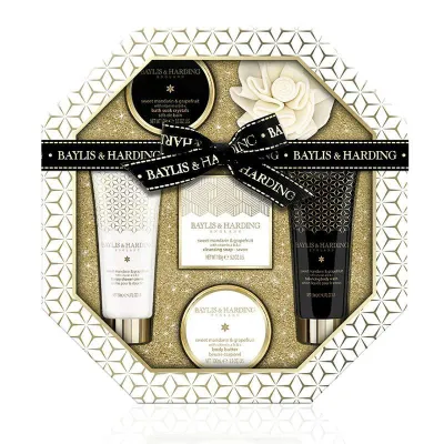 Baylis and Harding Set 6 piese - Burete baie/ Sapun Lichid130ml/ Crema dus 130ml/ Sapun 150g/ Unt corp 100ml BM18MGHEXTRAY
