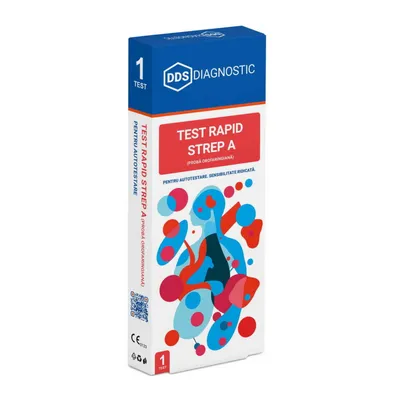 DDS TEST RAPID STREP A ( PROBA OROFARINGIANA ) AUTOTESTARE 1 TEST/KIT