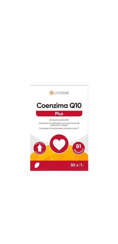 LIVSANE COENZIMA Q10 PLUS 30 CAPSULE