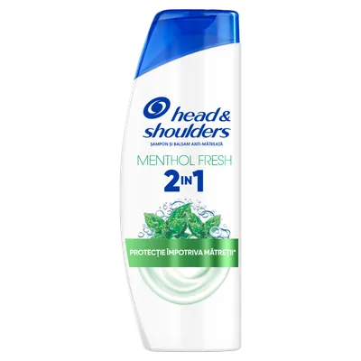 Sampon pentru par normal Menthol 2 in 1, 400ml, Head&Shoulders