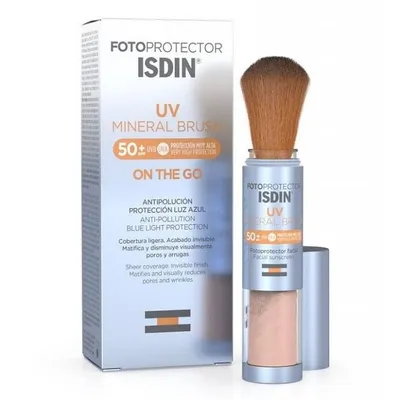 Pudra minerala de protectie solara pentru fata cu SPF50, 2g, Isdin