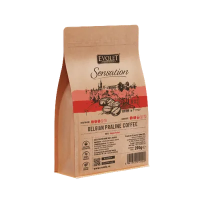 Cafea boabe Belgian Praline, 200g, Evolet