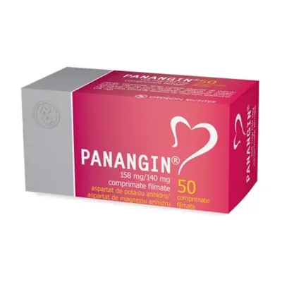 PANANGIN 158MG+140MG 3BLISTERE X 20 COMPRIMATE FILMATE