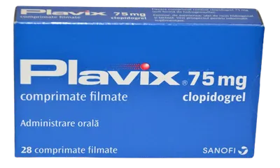 Plavix 75mg, 28 comprimate, Sanofi