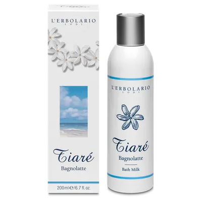 L'Erbolario Tiare Lapte de baie, 200ml