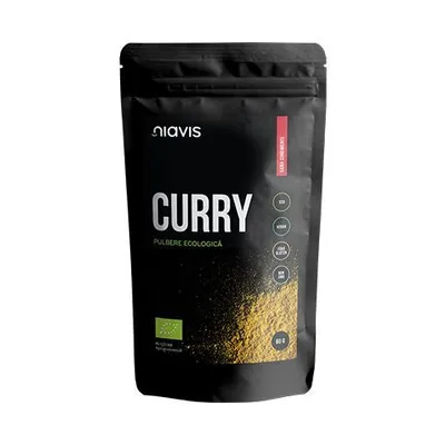Curry pulbere ecologica, 60g, Niavis