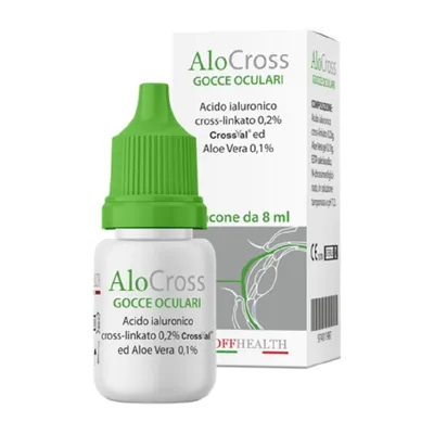 Picaturi oftalmice AloCross, 8 ml, Offhealth S.P.A.