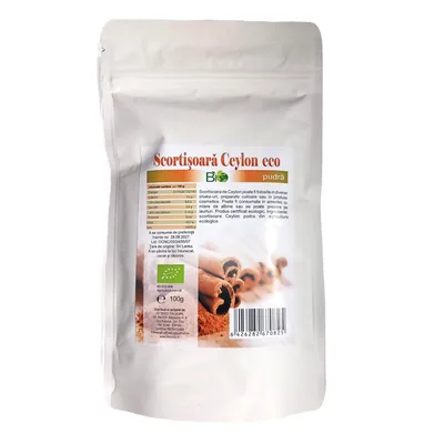 Scortisoara Ceylon pudra Bio, 100 g, Deco Italia