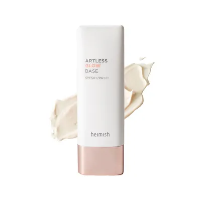 Baza de machiaj cu SPF50+ PA+++ Artless Glow, 40ml, Heimish