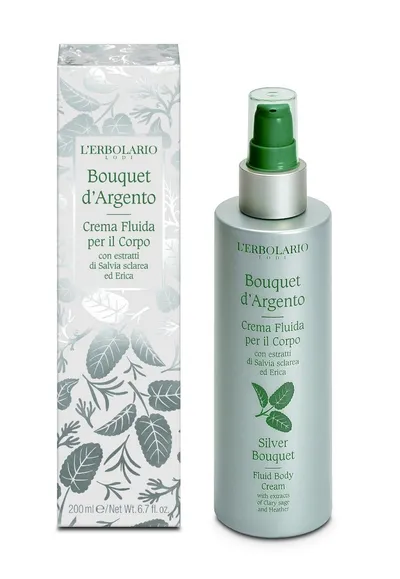 L'Erbolario Crema de corp fluida Silver Bouqete, 200ml