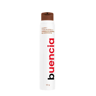 Pasta de dinti cu aroma de crema de ciocolata, 60 ml, Buencia