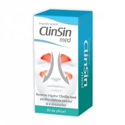 Clinsin Med Rezerve Irigator, 30 plicuri, Zdrovit