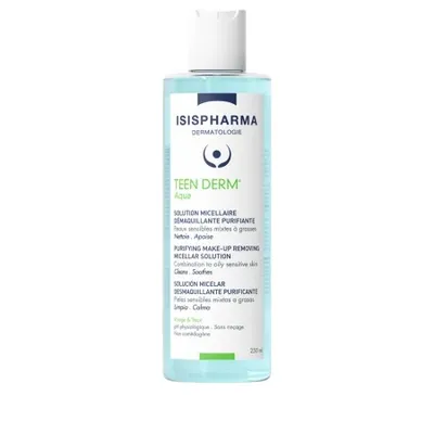 Teen Derm Aqua – Solutie micelara purifianta pentru ten sensibil – 250 ml IsisPharma