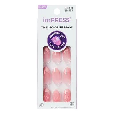 Unghii false Glow Muse Impress, 30 bucati, Kiss