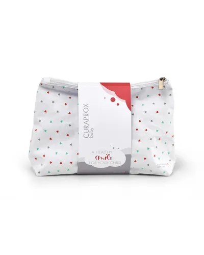 Curaprox Baby Set roz – 4 piese pentru un inceput bland si sanatos