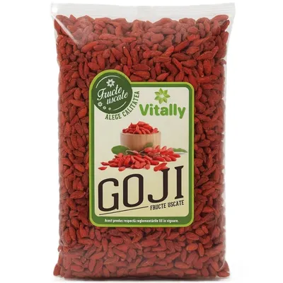 Goji fructe uscate, 500 g, Vitally